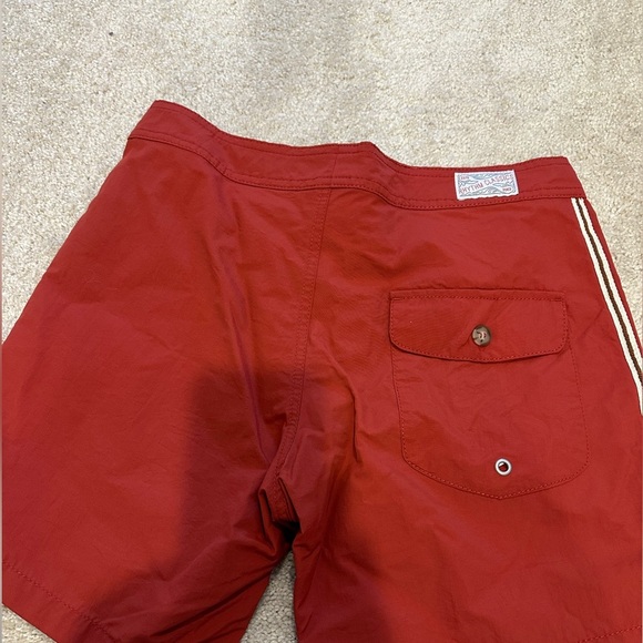 Rhythm Livin Classic Red Swim trunks 28 NWT - Picture 3 of 3